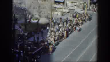 Texas (1951): Crowded Street Full Of Bystanders