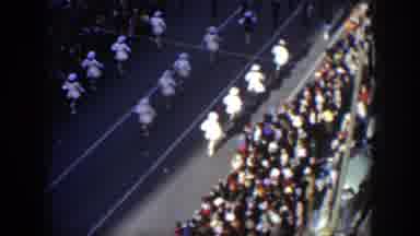 Texas (1951): Old Aerial Footage Of A City Parade Going Past