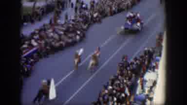 Texas (1951): An Aerial View Of The Street Parade