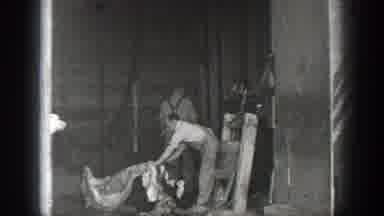 California (1937): Men Fixing A Water Pumping Machine