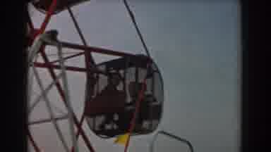 Los Angeles California (1961): Footage Of A Ferris Wheel Going Around And Working