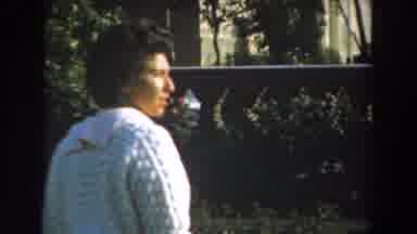 Los Angeles California (1961): Woman Walking On The Street Passing By Another