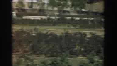 Los Angeles California (1961): A Big Campus Landscape With Some Buildings Off In