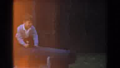 Los Angeles California (1961): Kid Has Fun And Pretends He's Shooting At A Cannon