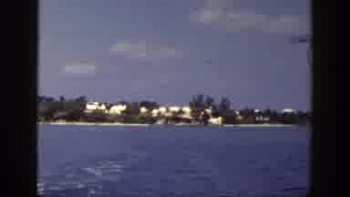 New York (1948): Dark Blue Water Running With The Wind At A Beach On A Sunny Day