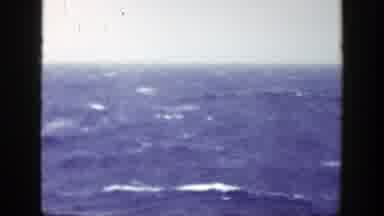 New York (1948): Waves In The Ocean Shown With A Grainy Box Film