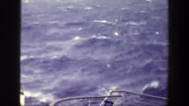 New York (1948): Filming The Waves Rock The Boat On A Day At Sea A Little Rough