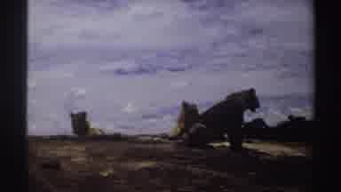 Nigeria (1969): Some Lions Sitting In The Bush Lion Walking In Their Natural