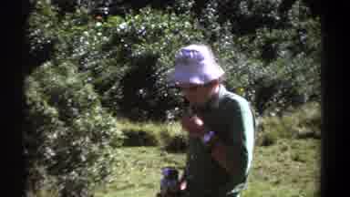 Kenya (1969): Man With Hat Photographing Animal Life In The Bush