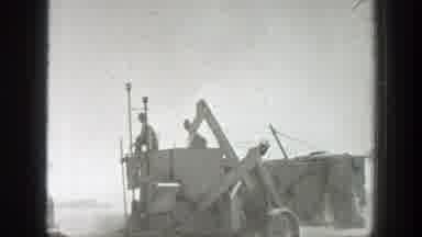 California (1939): Soldiers On The Road In Their Vehicles On Their Way To The