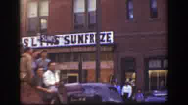 California (1939): People Enjoying A Parade For A Small Town