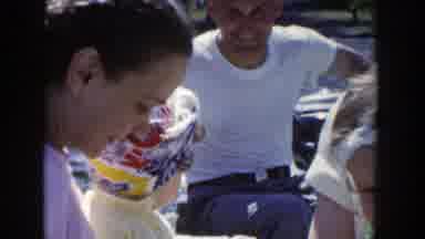 Wisconsin (1953): A Small Loving Family With Young Children On A Boat