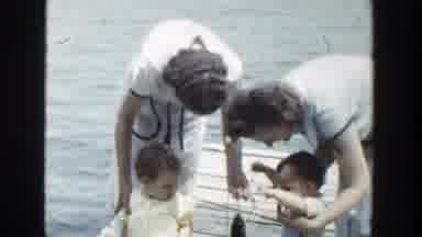 Wisconsin (1953): Home Movie Of Infants And Moms With Fish
