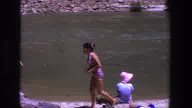 Utah (1969): Enjoying A Beautiful Sunny Day And Taking A Bath On The River