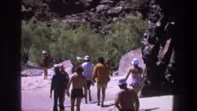 Utah (1969): People Walking On Sandy Path On A Bright Sunny Day