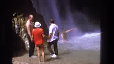 Utah (1969): Man Comes Stumbling Out From Under A Waterfall Funny