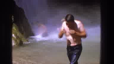 Utah (1969): People Having Fun Taking A Waterfall Bath In The Fountain With