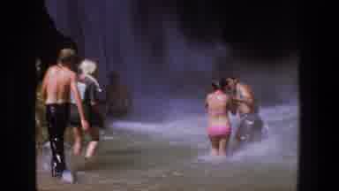 Utah (1969): Waterfall Water Wet People Many Fun Activity Nature Natural Talking