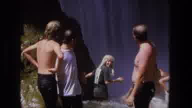 Utah (1969): People Socializing Taking Pictures At The Edge Of The Waterfall And