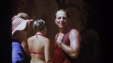 Utah (1969): Footage Of Man And Crew Waving After Swimming