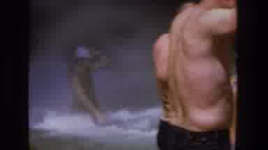 Utah (1969): A Group Of Males Swimming And Enjoying Their Time In A Waterfall At