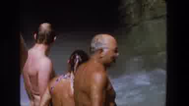 Utah (1969): Old Home Video Of Family Watching A Waterfall And Swimming Hole