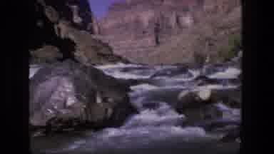 Utah (1969): A River Smashing Against The Rocks During Its Flow In The Middle Of A