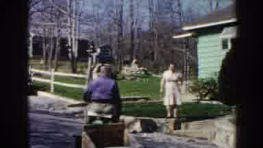 Pequot Lakes Minnesota (1964): Grandpa Is Spending Time With His Grandchildren