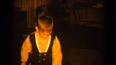 Pequot Lakes Minnesota (1964): Vintage Video Of Little Boy Sitting On Fatherâs