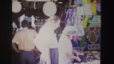 South Africa (1969): Archive Footage Of People Shopping At An Outdoor Market That