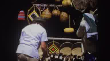 South Africa (1969): Two Men Buy Items At Craft Store In Rural Area