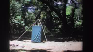 South Africa (1969): Empty Campsite With No One In The Middle Of The Forest With