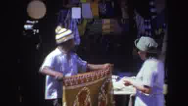 South Africa (1969): Seems To Be A Tourist Standing In A Market Talking To The