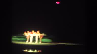 Baltimore Maryland (1960): Four Uniformed Girls Skating Doing Their Act And Girl