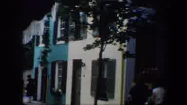 Baltimore Maryland (1960): Panoramic View Of Houses On The Wooden Block And Person