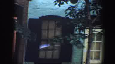 Baltimore Maryland (1960): Orange White And Green Entrance Doors To Condominiums
