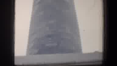 Baltimore Maryland (1960): View Of Large Grey Cement Object On A Cloudy Day