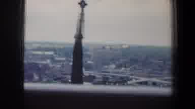 Baltimore Maryland (1960): Registration Of The Rooftops Of A City In A Foggy Day