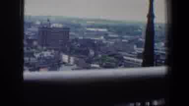Baltimore Maryland (1960): View Of City Buildings And Green Trees On A Clear Day