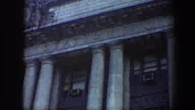 Baltimore Maryland (1960): A Building With Roman Architecture Specifically Roman