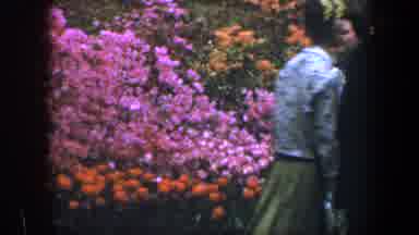 Baltimore Maryland (1960): Ocean Corals Pretty Lady Walking In Dress By Lovers And