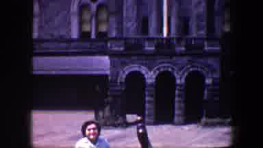 Baltimore Maryland (1960): Sunday Best Dressed Lady Waving And Posing For Camera