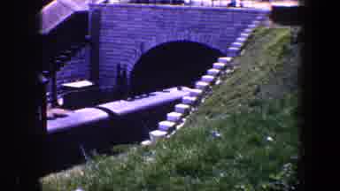 Baltimore Maryland (1960): A Very Long Train Going Through A Tunnel