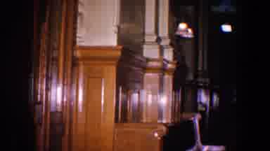 Baltimore Maryland (1960): Wooden Balcony Of A Beautiful Old Train Station