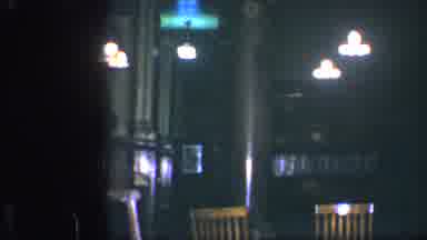 Baltimore Maryland (1960): A Shot Of An Empty Restaurant Where Lights Are Lit Up