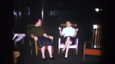 Baltimore Maryland (1960): Two Women Wearing Skirts Rocking In Rocking Chairs