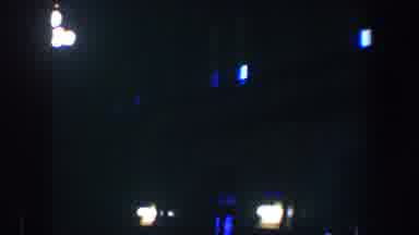 Baltimore Maryland (1960): Lights Glow Through Windows In A Building With Columns