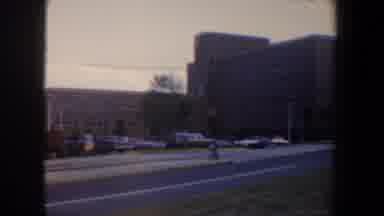 Baltimore Maryland (1960): View Of Tan Building And Green Tree On A Clear Day