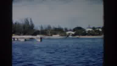 Nassau Bahamas (1961): View Of Harbor Banks And Anchored Ships From Moving Vessel