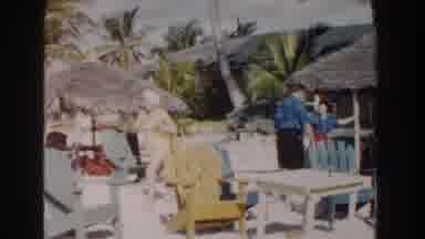 Nassau Bahamas (1961): People Enjoying A Beautiful Hot Sunny Day At The Beach